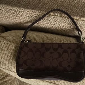 Brown like new coach bag